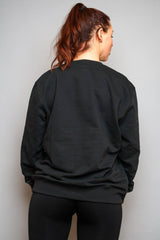 Casual Crewneck svart dame - Sparxwear