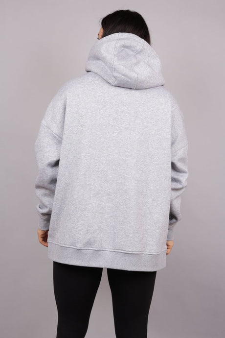 Oversized hettegenser grå - Sparxwear